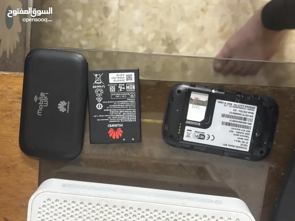 كافه انواع مشغلات شرائح الانترنت متوفر وباسعار منافسه وربح بسيط  5g & Myfi Three Routers Huawei