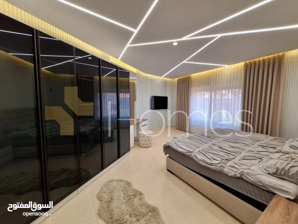 شقة طابق اول مفروشة للايجار في دير غبار بمساحة بناء 110م