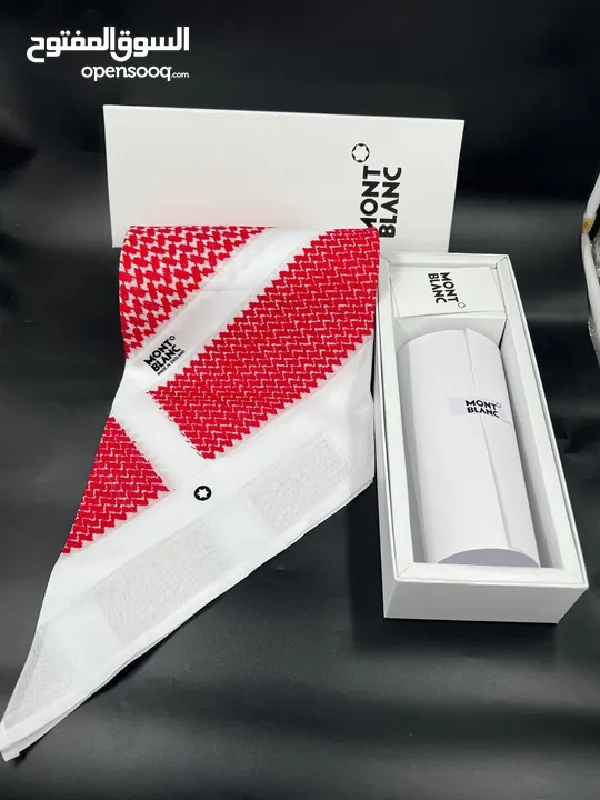 شماغ احمر وابيض جفنشي وكارتير ومونت بلانك جميع الماركات هاي كوالتي مع الملحقات احدث البصمات 2025