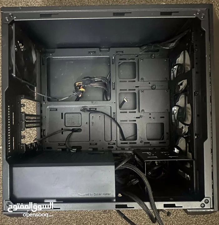 Pc case with power supply