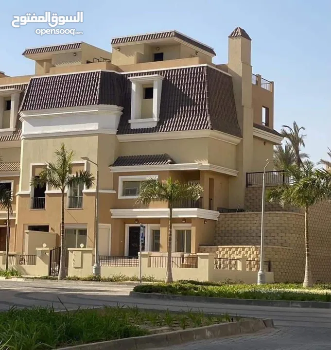 فيلا ( S villa ) للبيع في كمبوند #سراي - sarai   من شركة مدينة مصر للاسكان و التعمير  موقع مم