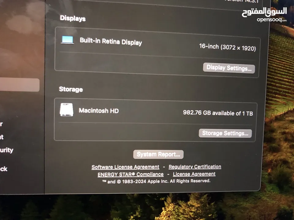 وكالة Macbook pro 2019 core i9 16inch