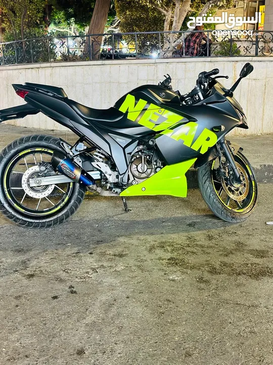 دراجه سوزوكي250cc للبيع كااش فقط او للبدل على ماتور 600cc