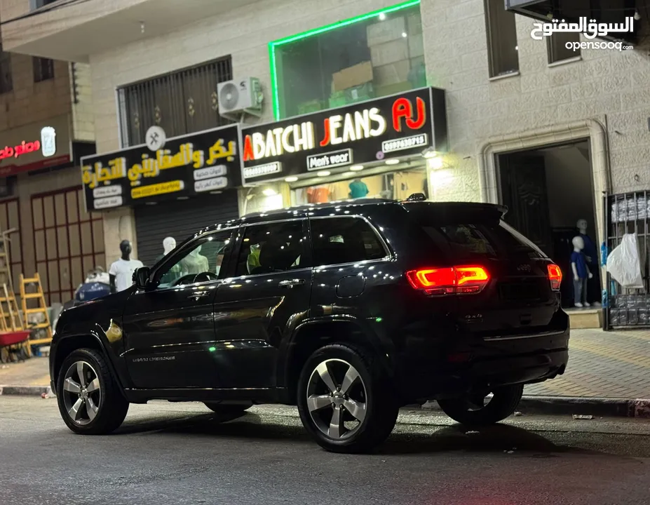 جراند شروكي 2015 اوڤر لاند بحالة الشركة ديزل امكانية البيع نقداً او بدل او دفعة و شيكات