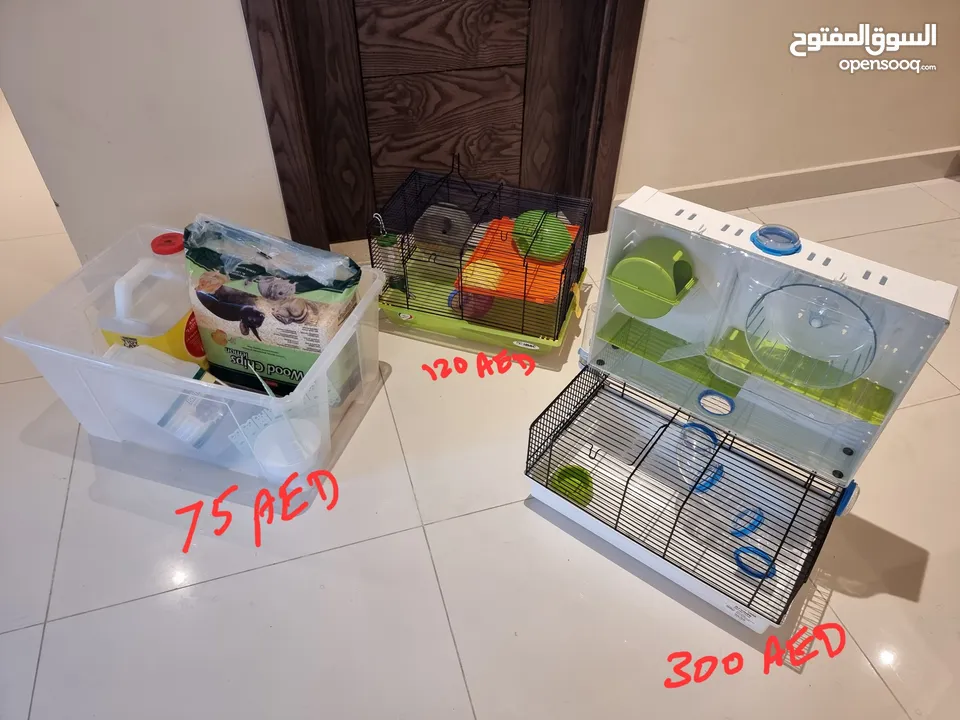 Hamster Cages with accessories