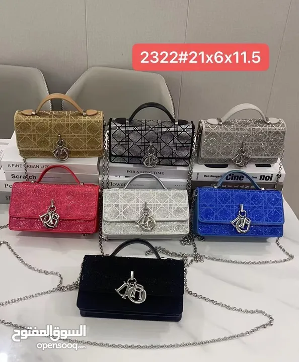 شنط ديور نسائية فاخرة Dior Bagبأشكال وأحجام وموديلات مختلفة..جودة عالية وجلد فاخر تناسب جميع الأذواق