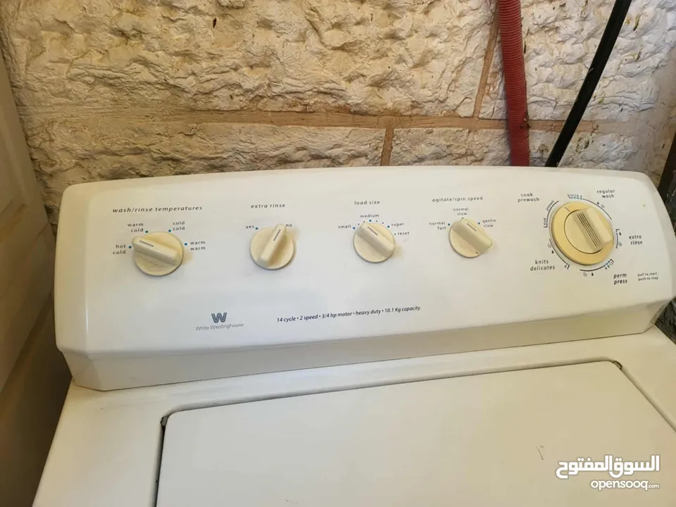 غسالة للبيع 12 كيلو مستعملة بوضع ممتاز