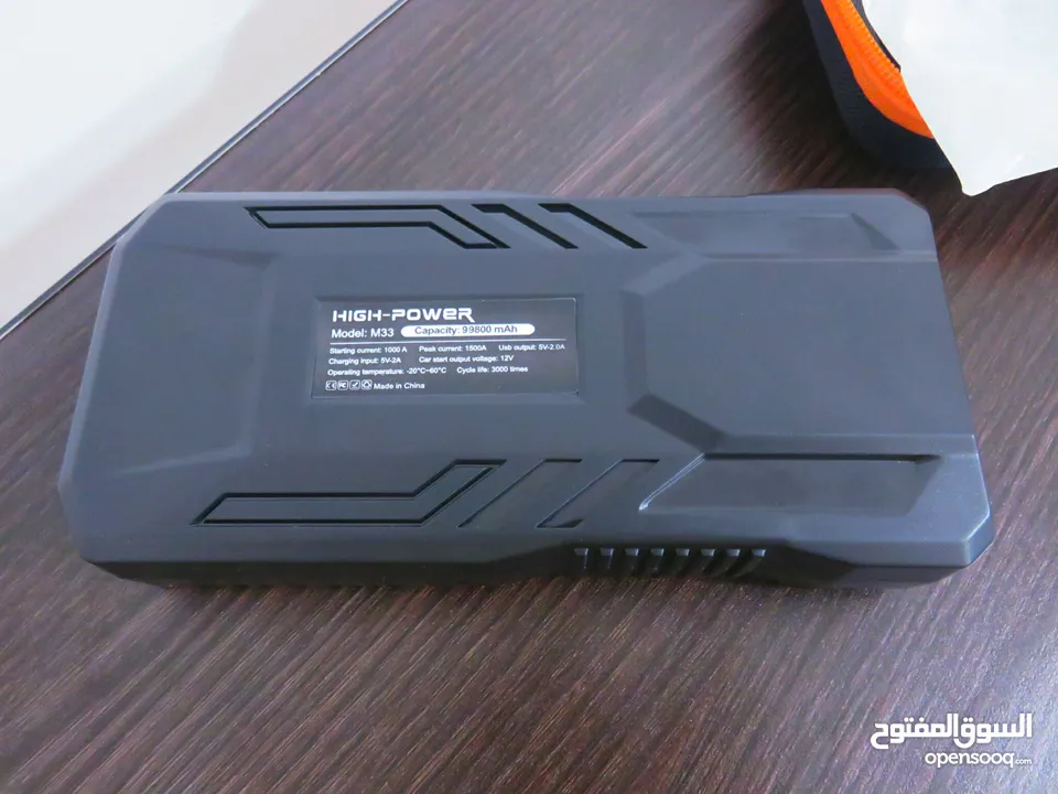 باوربانك طوارئ 12 فولت لتشغيل المركبات المتعددة وشحن الموبايل 12v emergency car jump starter