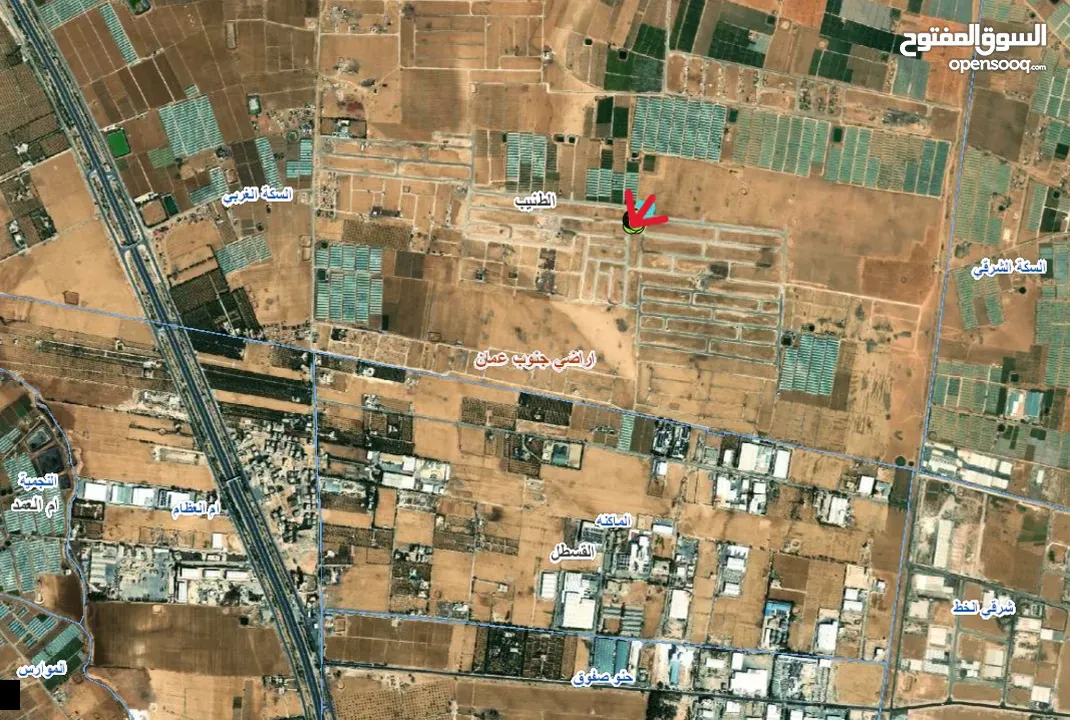 قطعة ارض للبيع من اراضي جنوب عمان الطنيب اسكان المهندسين قطعة مميزة