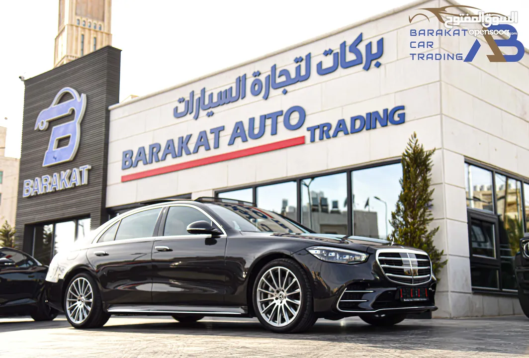 مرسيدس اس كلاس مايلد هايبرد وارد الوكالة 2022 Mercedes S450 4MATIC AMG Line Mild Hybrid