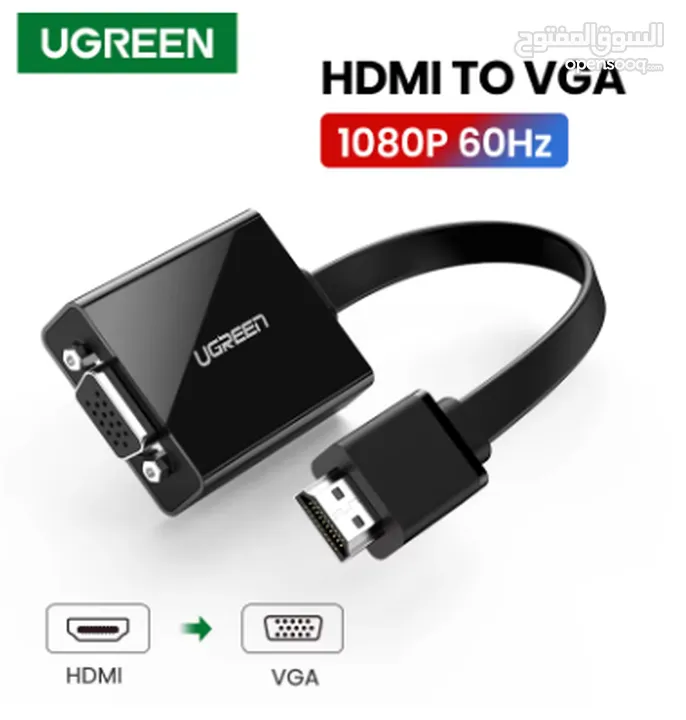 محمول VGA إلى HDMI 1080P