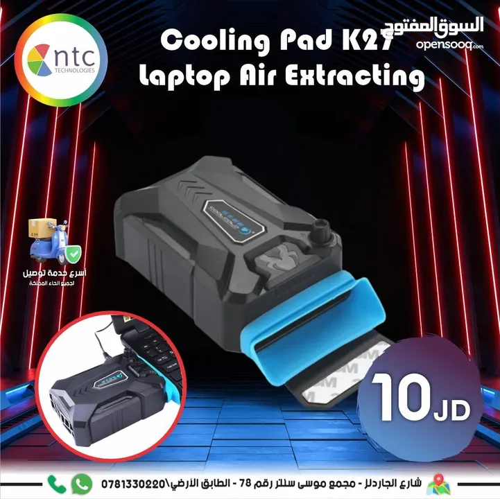 Cooling Pad K27 Laptop Air Exteacting