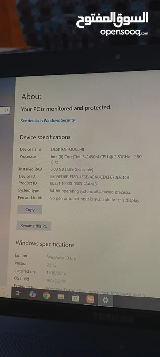 كور i5.   256 assd.     ram8.