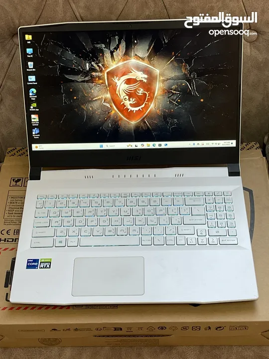 لاب توب msi كور سفن جيل 11 كرت Rtx 3050ti بسعر مغري