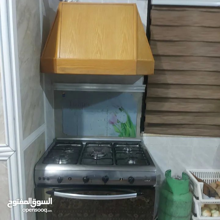 شفاط مطبخ ايطالي مع الغطاء الخشبي