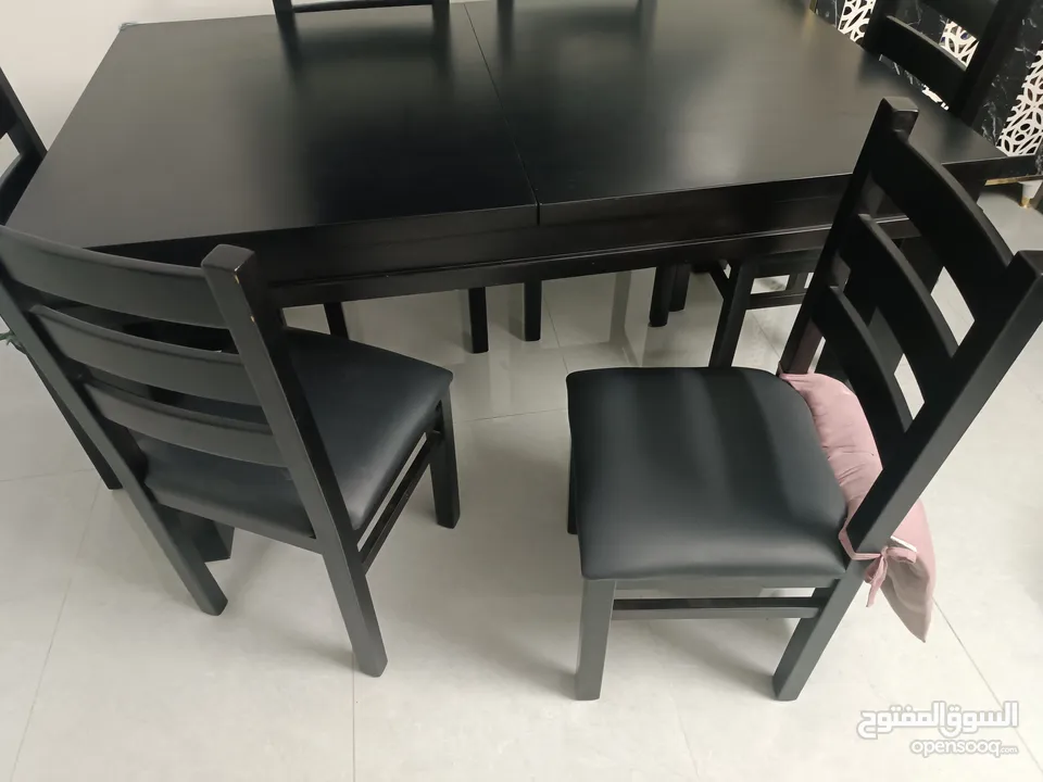 طاولة سفرة خشب زان