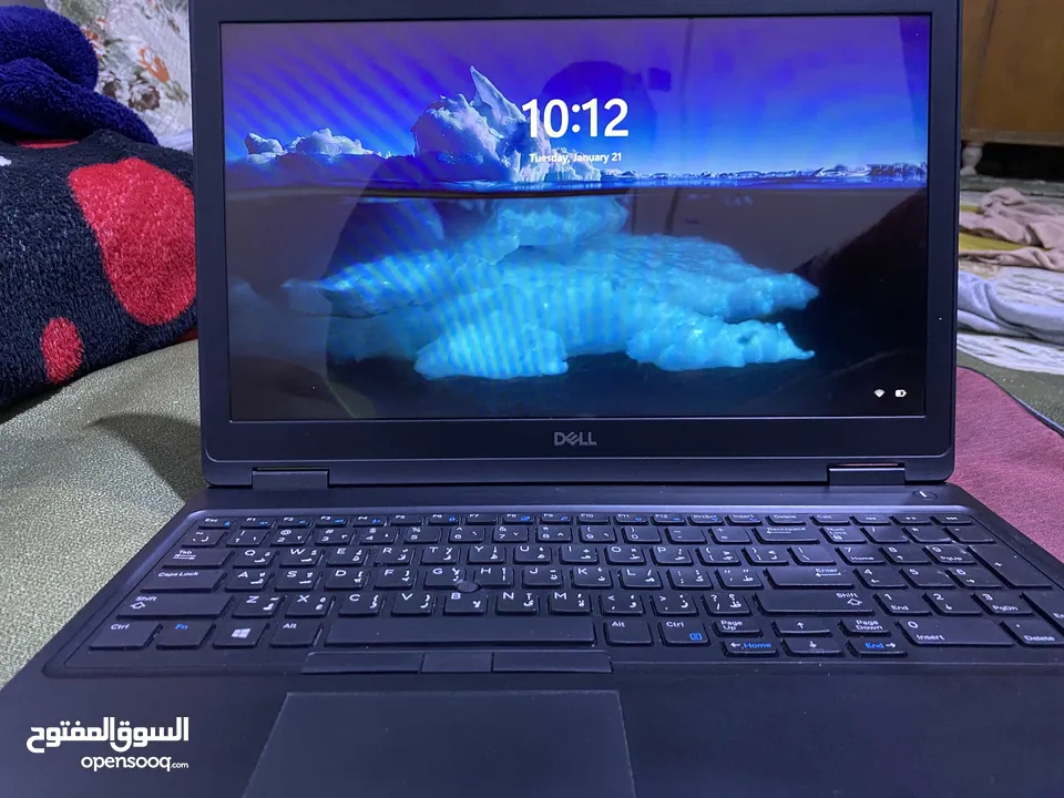 لابتوب Dell نضافه %90 وشرط الفحص