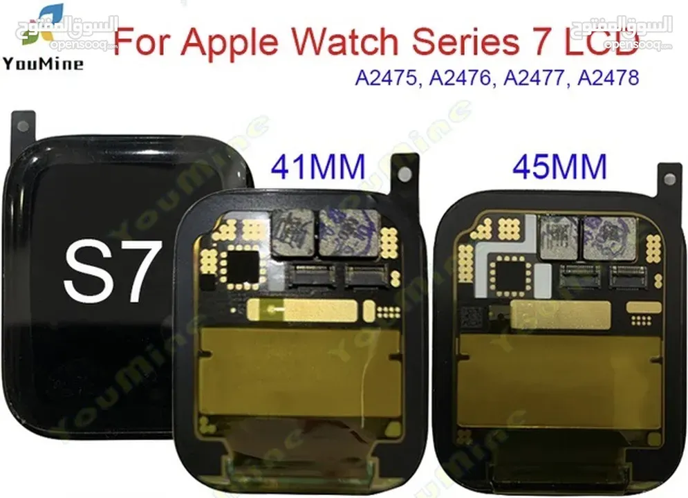 LCD Apple watch Series شاشات ساعة ايفون الاصلية 100% لجميع انواع ساعات أبل .