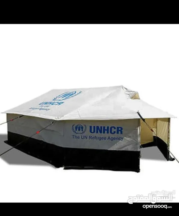 خيمة unchr كتان جديدة كليا لم تستخدم بعد