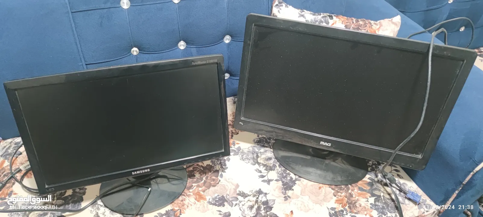 شاشتين كمبيوتر سامسونج وmag