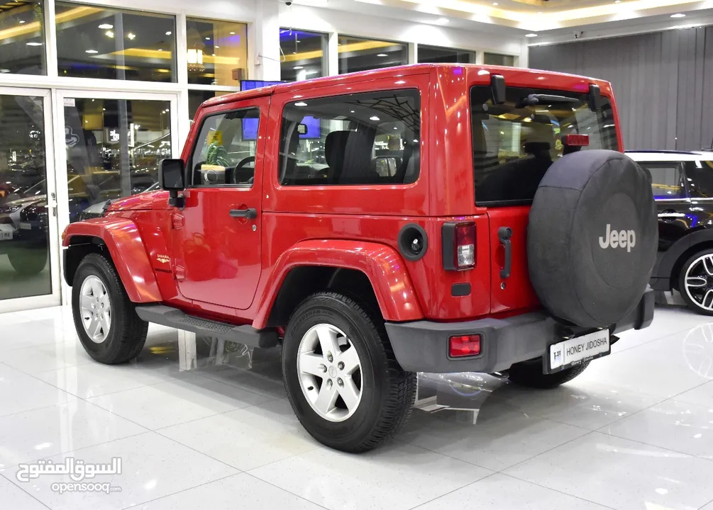 Jeep Wrangler Sahara ( 2014 Model ) in Red Color GCC Specs