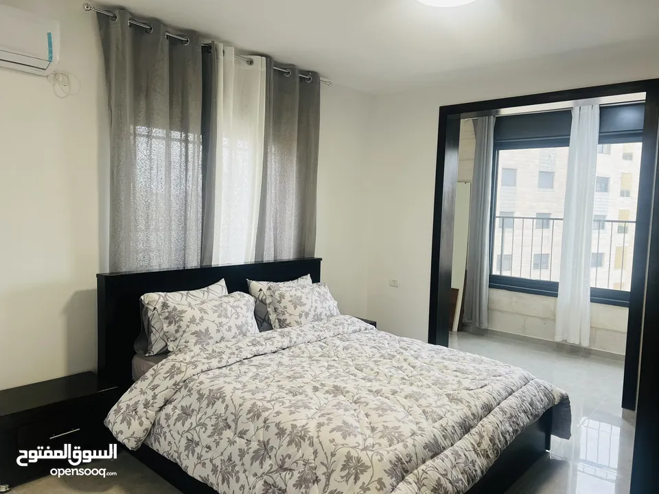 شقة للإيجار مفروشة عفش جديد جديدة لم تسكن من قبل مميزة في منطقة هادئة  عمارة محمد ربحي الحجة