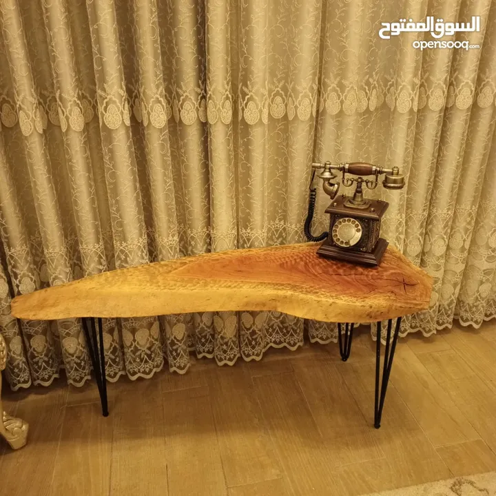 مشغولات خشبية يدوية (ترابيزات..تيبل لامب).... hand made
