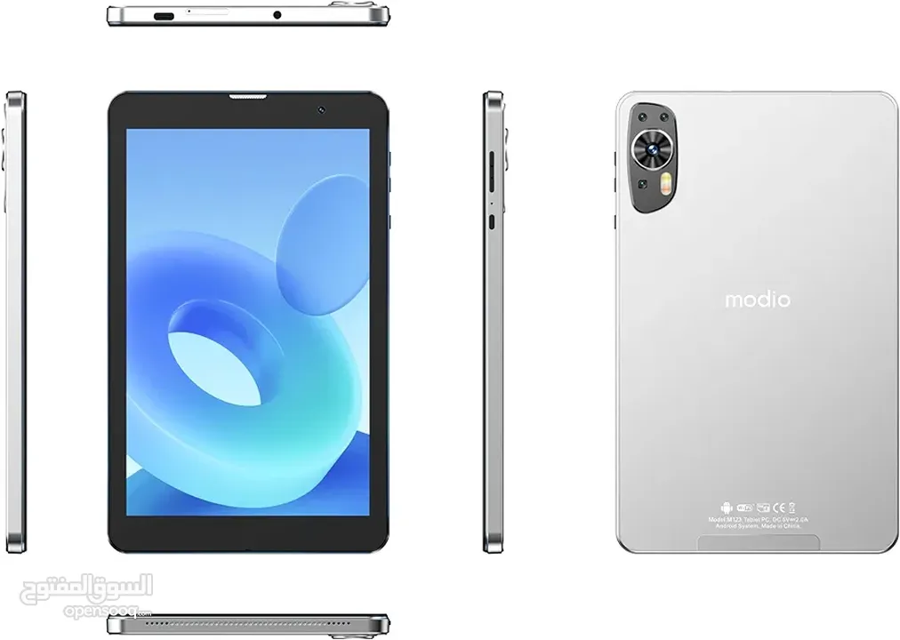 MODIO M123 8Inch Android Tablet 8GB RAM 512GB ROM - with free gifts