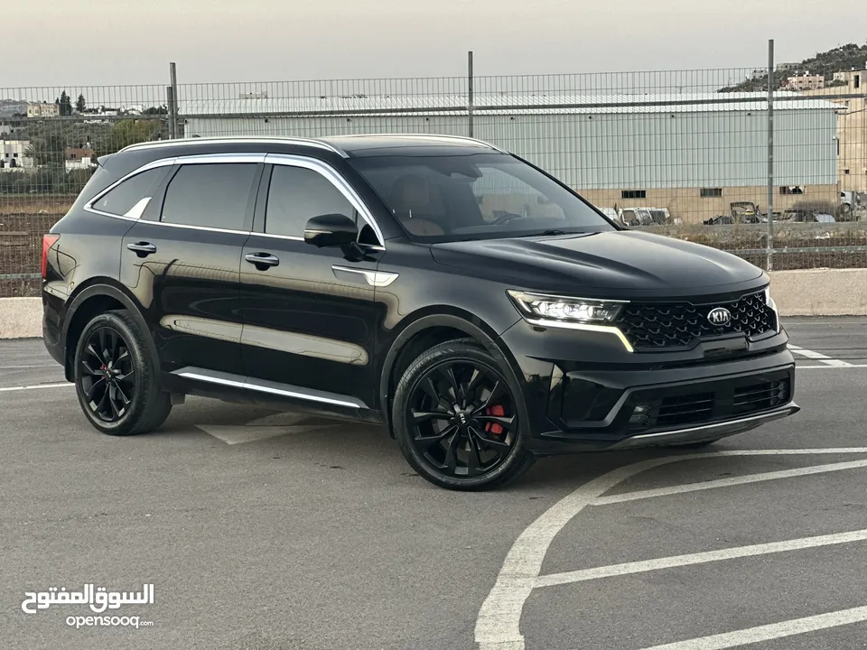 كايا سورينتو /2020 فل الفل  فتحة سقف بانوراما  2x4 ///200Hp  ديزل  2200cc  فل الفل مسكر بلاك