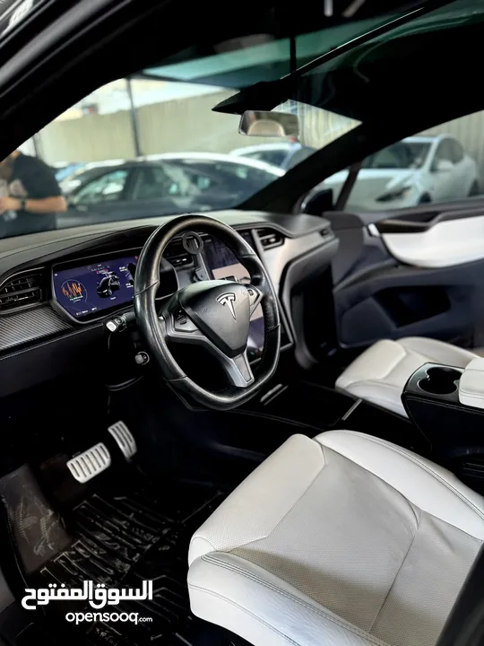 Tesla Model X Performance P100D جدا نظيفة سعر حرق