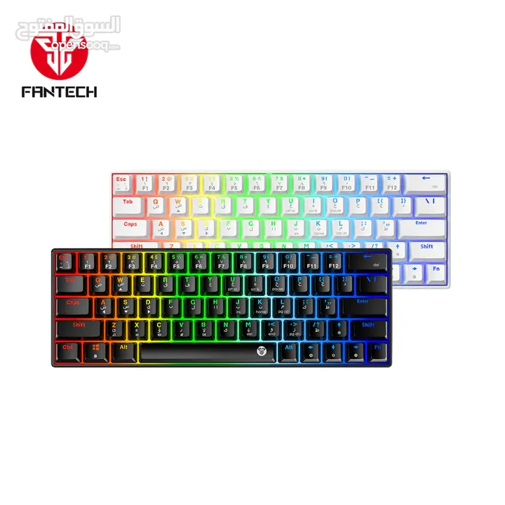 كيبورد ميكانيكي فانتيك Fantech Atom63 MK859 Mechanical Gaming Keyboard Arabic/English