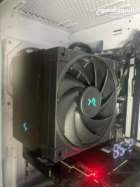 ‏DeepCool Ak500 Digital مبرد هوائي احترافي شاشة عرض حرارة شريطين Argb  Air CPU Cooler
