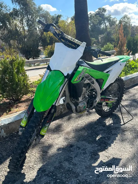 Kawasaki kx450f فل كرس حبه وحيده بل اردن