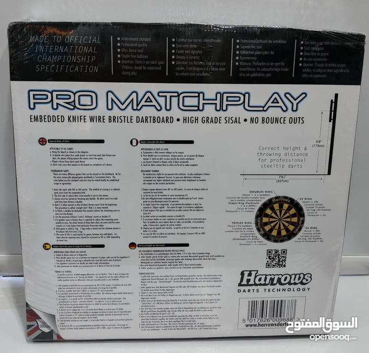 Harrows professional pro matchplay dart board