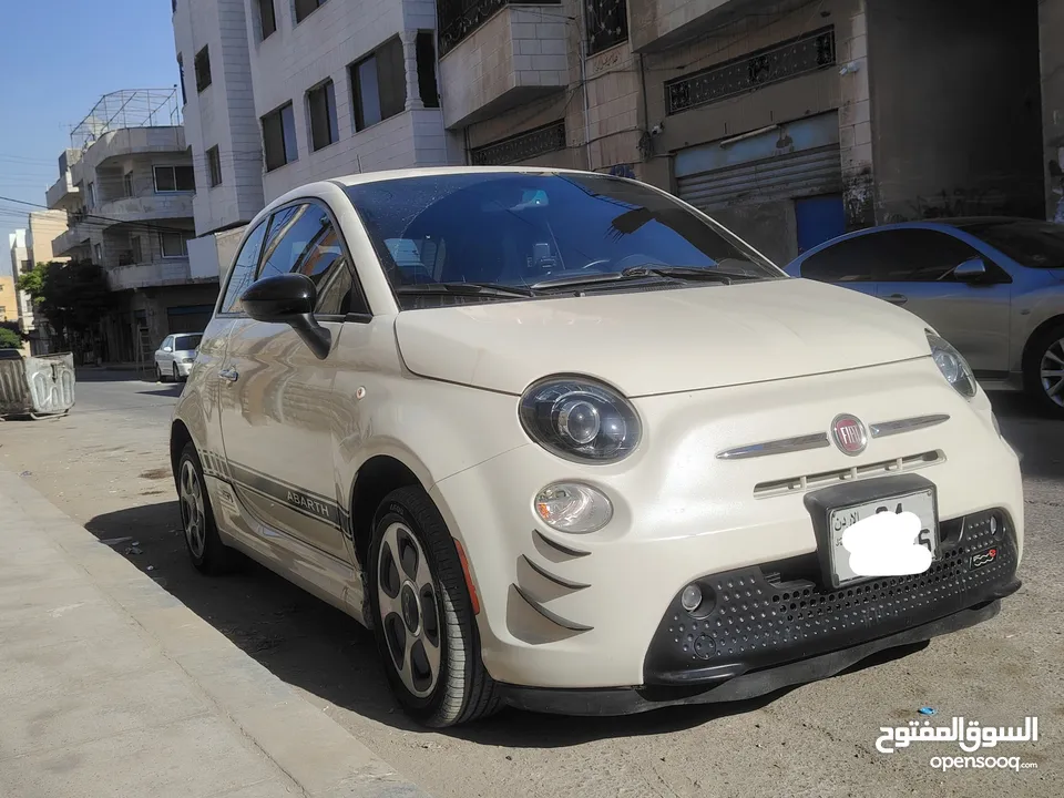 Fiat 500e bacig sport فيات كهربائية بالكامل سبورت بكج