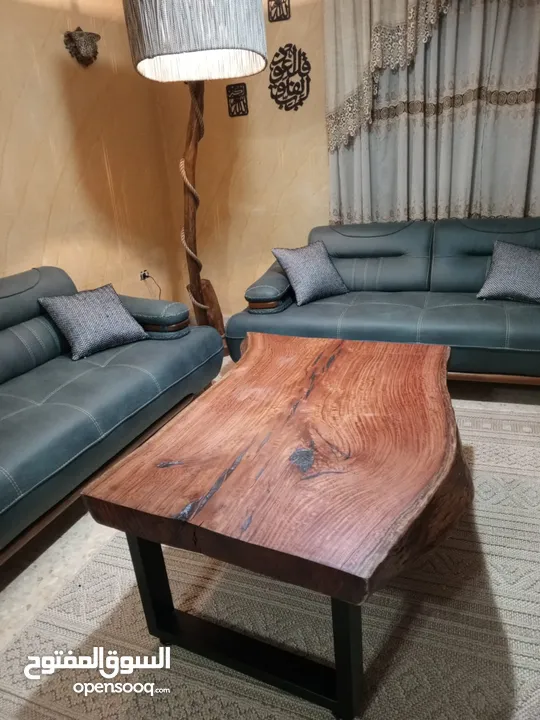 مشغولات خشبية يدوية (ترابيزات..تيبل لامب).... hand made