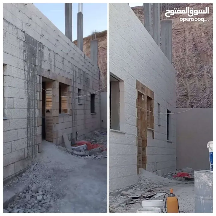 كحيل حجر  وتنظيف الصاروخ بالقذق الرملي او الصاروخ وصيانة المباني القديمة وعزل الحجر بماء الزجاج