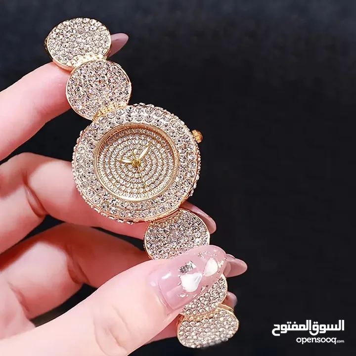 Luxury Rhinestone Quartz Bracelet Women's Watch