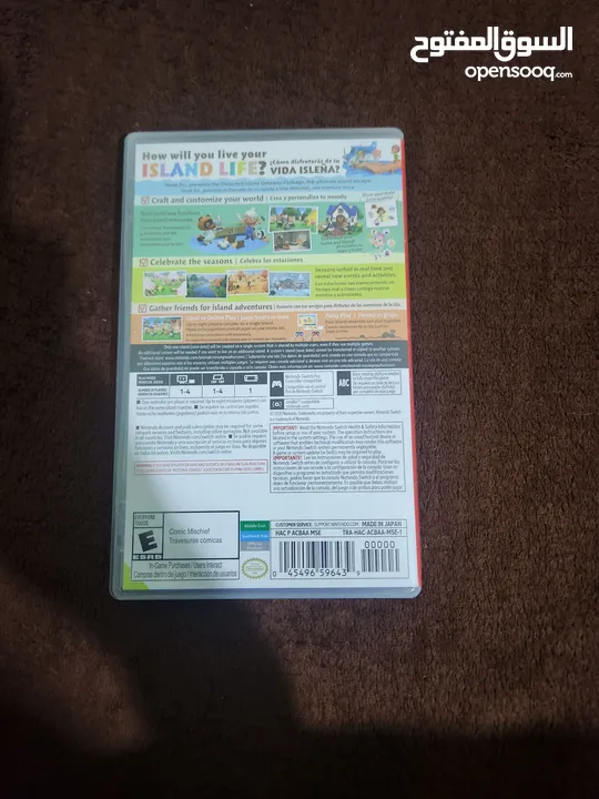 لعبة نينتندو سويتش animal crossing new horizons