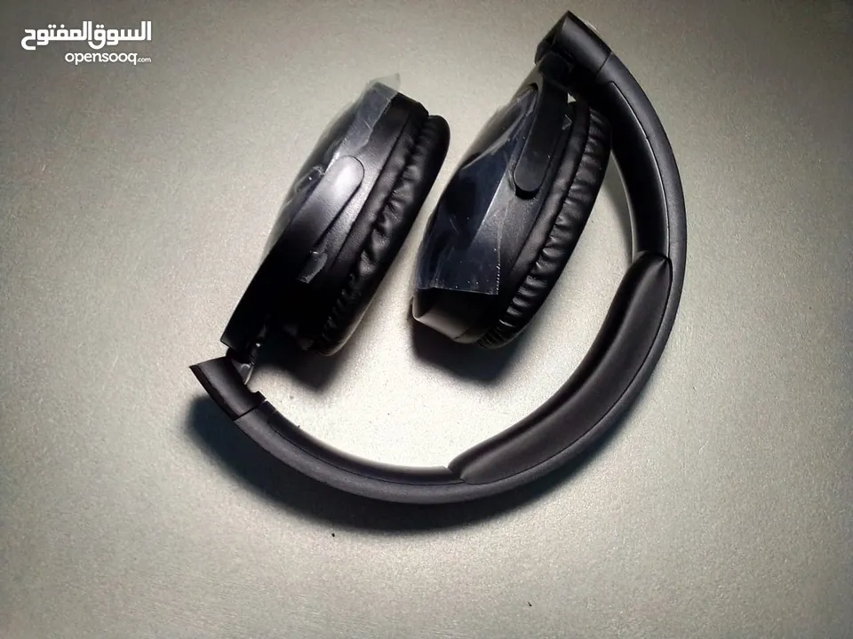 GENAI P2961 سماعة رأس لاسلكية- سلكية – جديدة، بطارية 20 ساعة، قابلة للطي