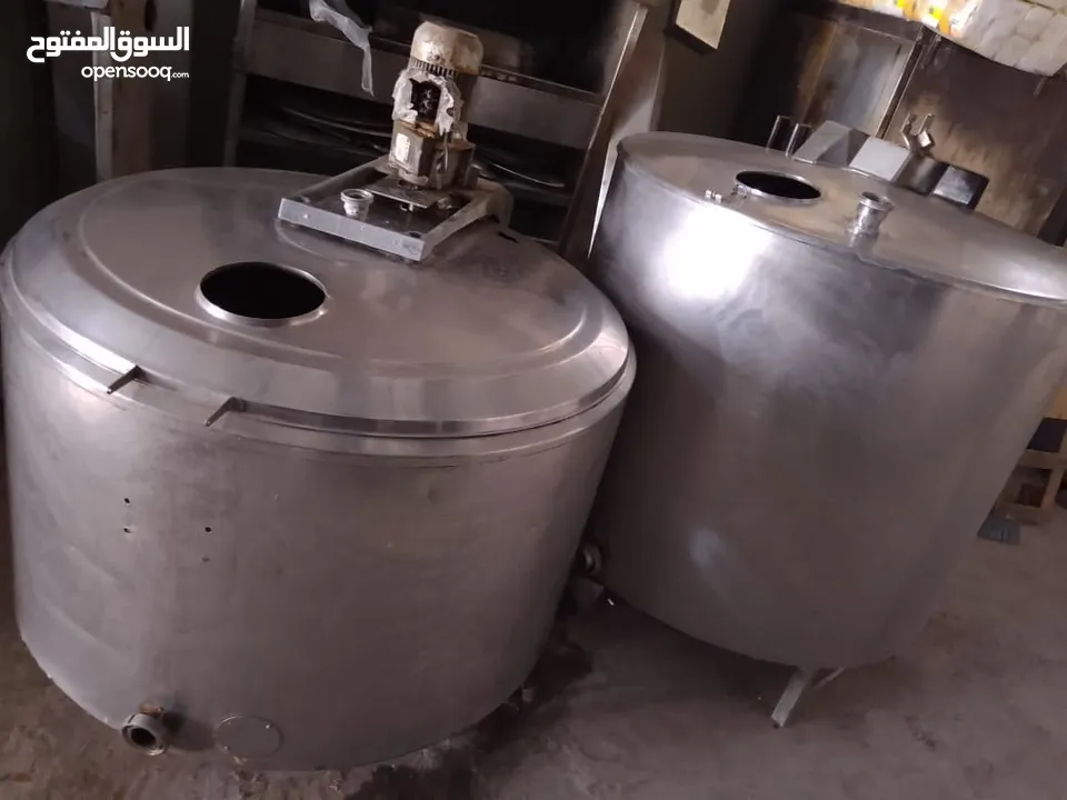 عدة مصنع ألبان ماكينات تعبئه لبن