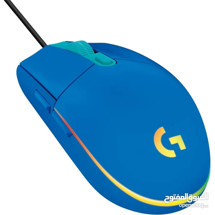 ماوس لوجيتيك سلكي اصلي LOGITECH G203 USB WIRED MOUSE 8000 DPI
