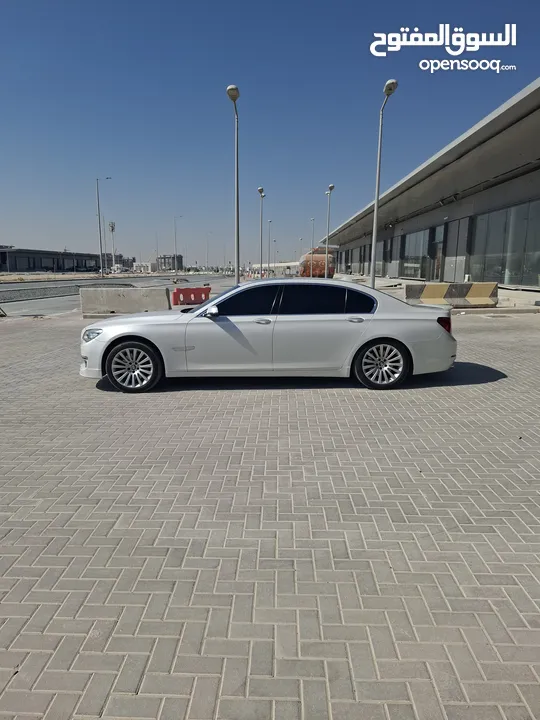 بي ام دبليو 730LI أبيض 2014 خليجي  BMW 730LI White 2014 Gulf