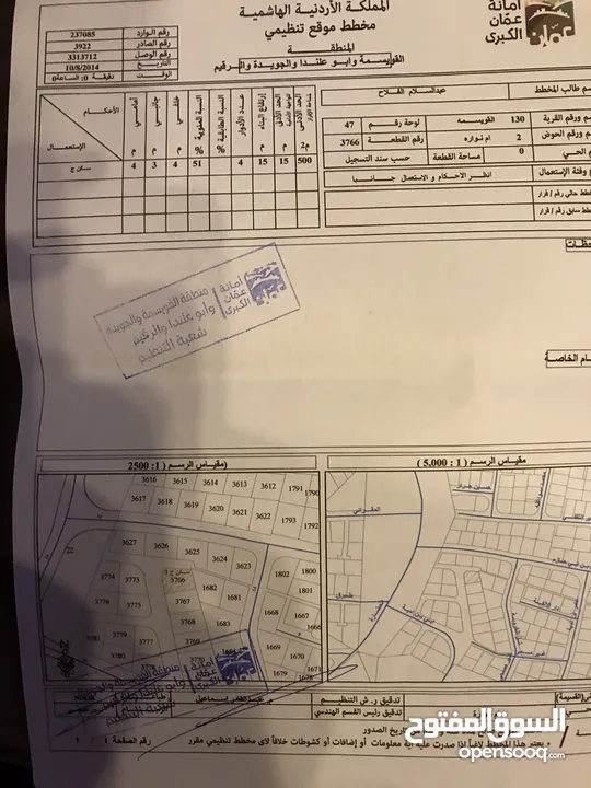 منطقة ام نواره مساحة 508 متر منطقة مخدومة وموقع مميز بالقرب من حديقة الملكة رانيا