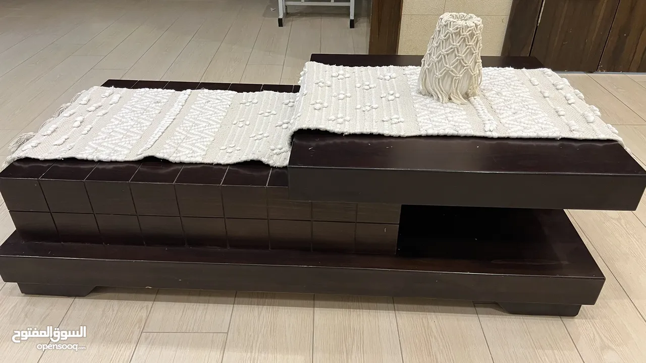 طاولة سفرة +طاولة قعدة مع درج