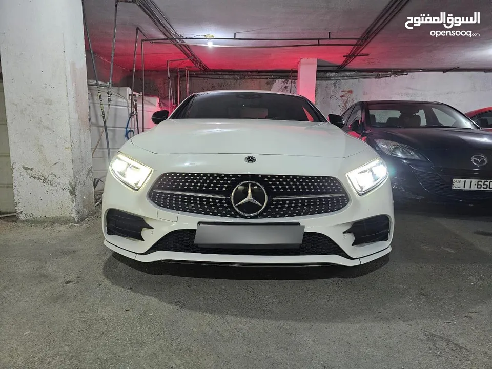مرسيدس CLS 350 لون ابيض موديل 2019