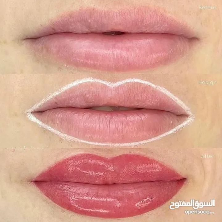 microbeliding, sheyding lips and eye line and tattoo bodyمايكرو بليدنج وتظليل الشفاه وخط العين والوش