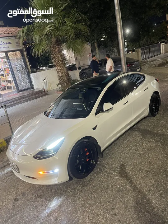 Tesla model 3 stander plus 2023  تسلا مودل  3 ستاندر بلس 2023 فحص كامل 7 جيد ونظيفة جداً