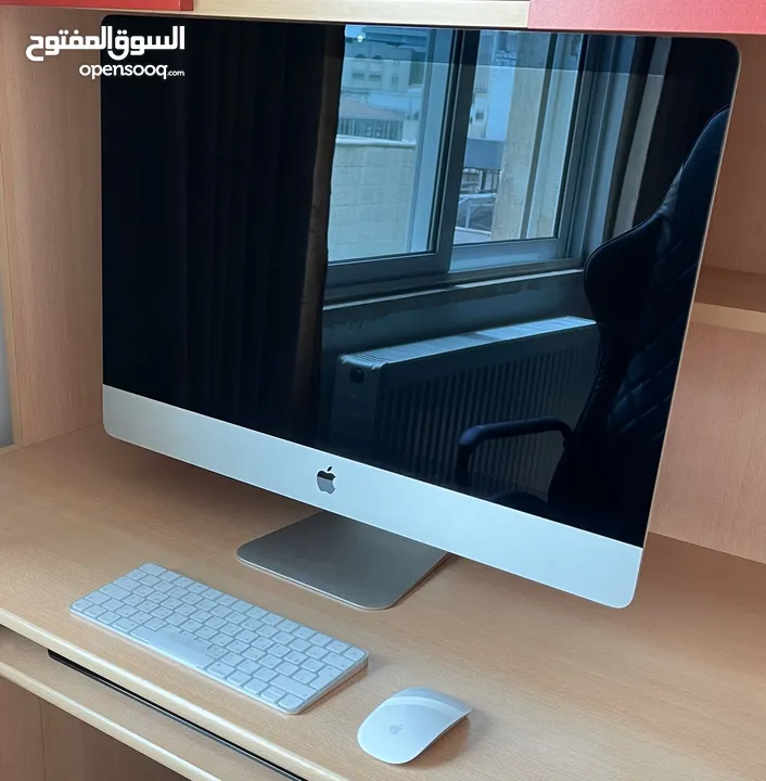 iMac 27" 5K Quad-Core Intel Core i5 3.8GHz 16GB RAM 8GB GPU 1TB SSD  DVD macOS+ Windows 10 Pro