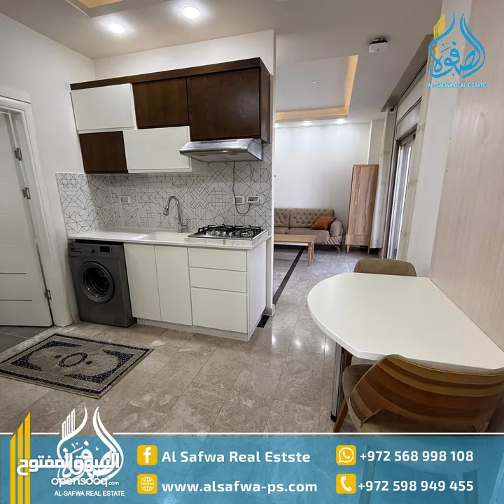استديو مميز مفروش للايجار وسط البلد قرب الدوار التشريعي